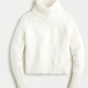J. Crew Chunky Alpaca Turtleneck Sweater